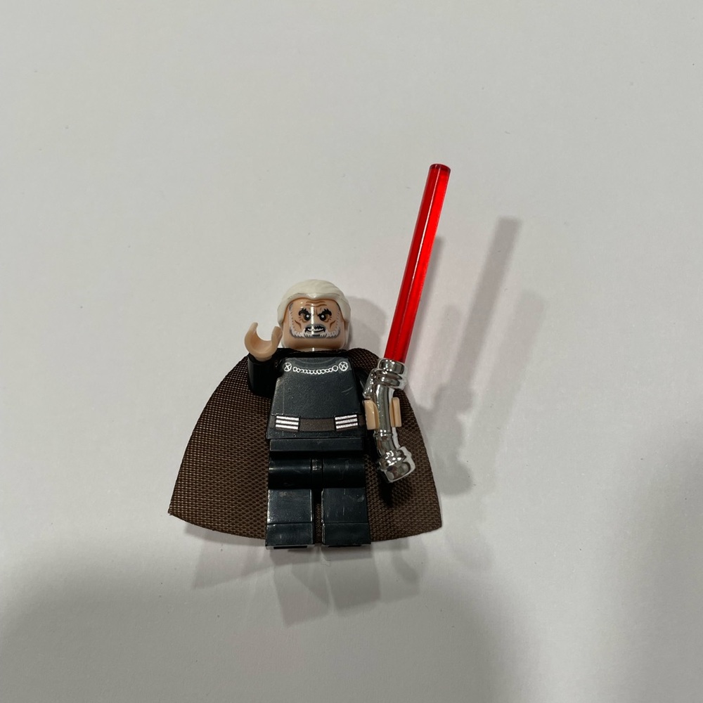 Count Dooku lego Star Wars minifigure